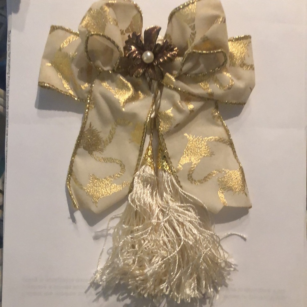 CHRISTMAS GOLD CHERUB/CANDLE DECORATIONS • BUNDLE OF 7 ITEMS • VINTAGE • BONUS - Picture 8 of 10